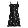 thumbnail image 2 of No Boundaries Juniors’ Milk Maid Button Front Dress, 2 of 5