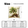 thumbnail image 5 of Coconut Tree Chair Pillow Covers Set of 2 Throw Pillow Decorative Pillows Velvet with Unique Patterns for Various Occasions - Available in 16x16, 18x18, and 20x20 Inches, 5 of 6