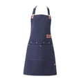 thumbnail image 1 of Delantal de lona de poliéster y algodón impermeable con múltiples bolsillos, 1 of 1