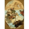 thumbnail image 2 of Tiepolo, Giovanni Battista 13x18 White Modern Wood Framed Museum Art Print Titled - The Miracle of the Holy House of Loreto, 2 of 4