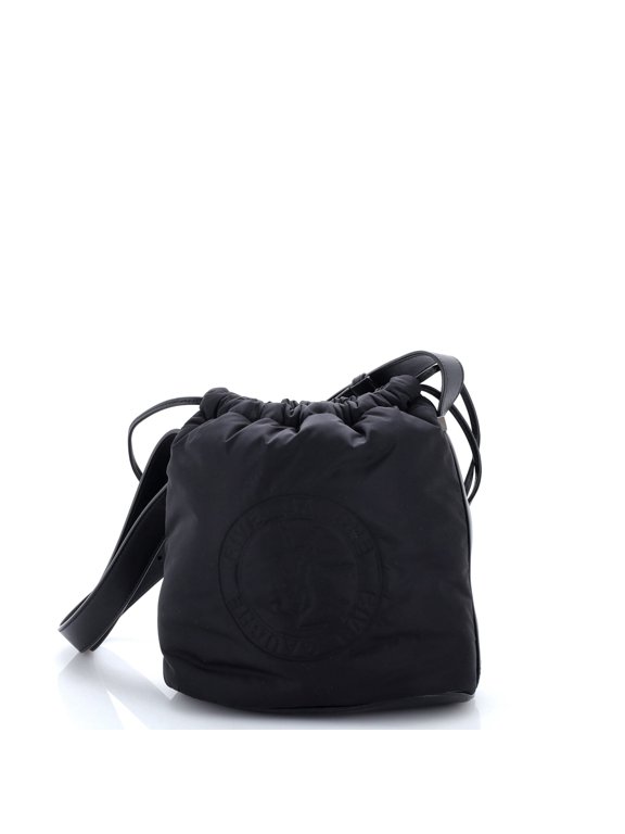 Pre-Owned Rive Gauche Drawstring Bucket Bag Padded Nylon By Rebag