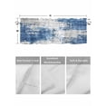 thumbnail image 4 of Valances for Windows Abstract Mottled Texture Rod Pocket Cafe Window Treatments Valance Curtains for Kitchen Bathroom Laundry Basement Windows 42"x12", 4 of 9