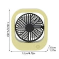 thumbnail image 2 of Ventilador portátil Wmkox8yii de carga USB para oficina estudiantes Mini, 2 of 2