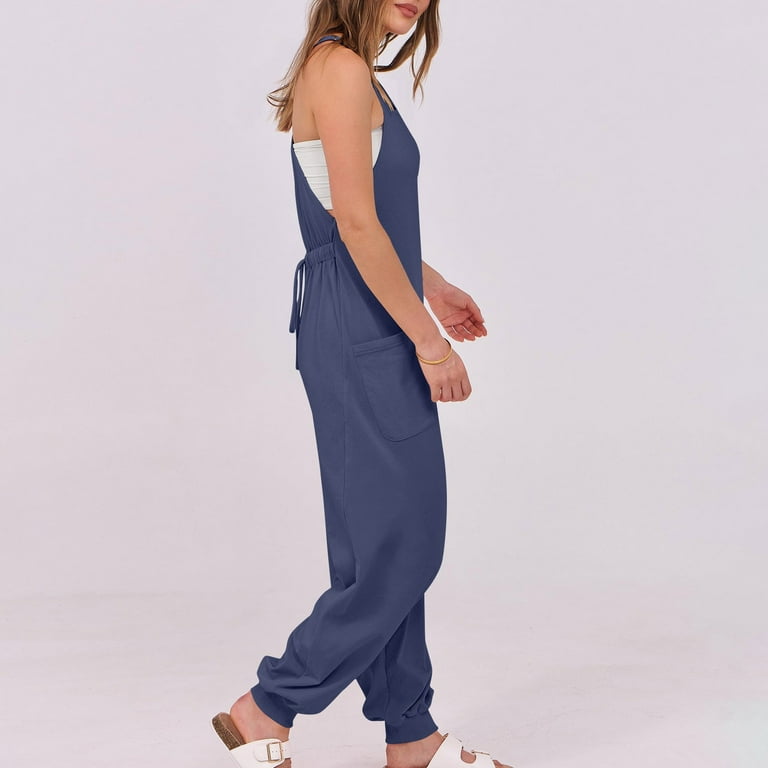 ENGINEERED GARMENTS JUMP SUITS Sサイズ　ネイビー QATAINLAV One Piece Joggers Pants for Women 2026 Summer Sleeveless