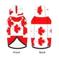 thumbnail image 2 of Canada Flag Dog Hoodie Pet Coat for Medium and Large Dogs Daily Use Medium, 2 of 7