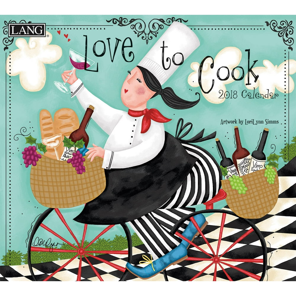 LANG LOVE TO COOK 2018 WALL CALENDAR
