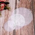 thumbnail image 6 of ELAYARD 60PCS Crochet Mesh DIY Cross Stitch Mesh Sheet Multi-purpose Plastic White for DIY Enthusiasts, 6 of 8
