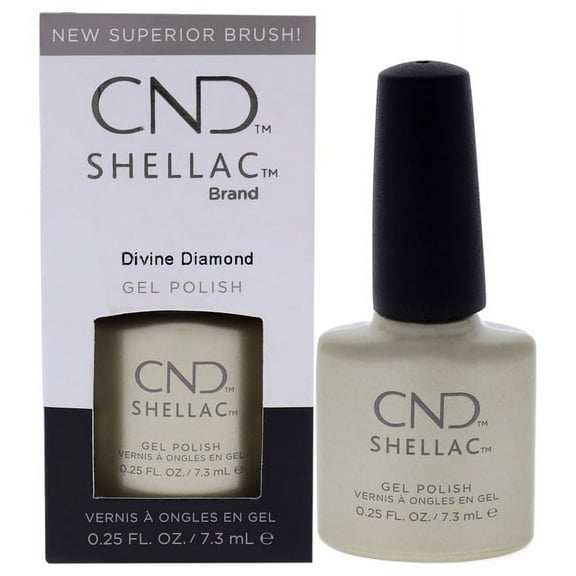 Shellac Nail Color - Divine Diamond by CND for Women - 0.25 oz Nail Polish