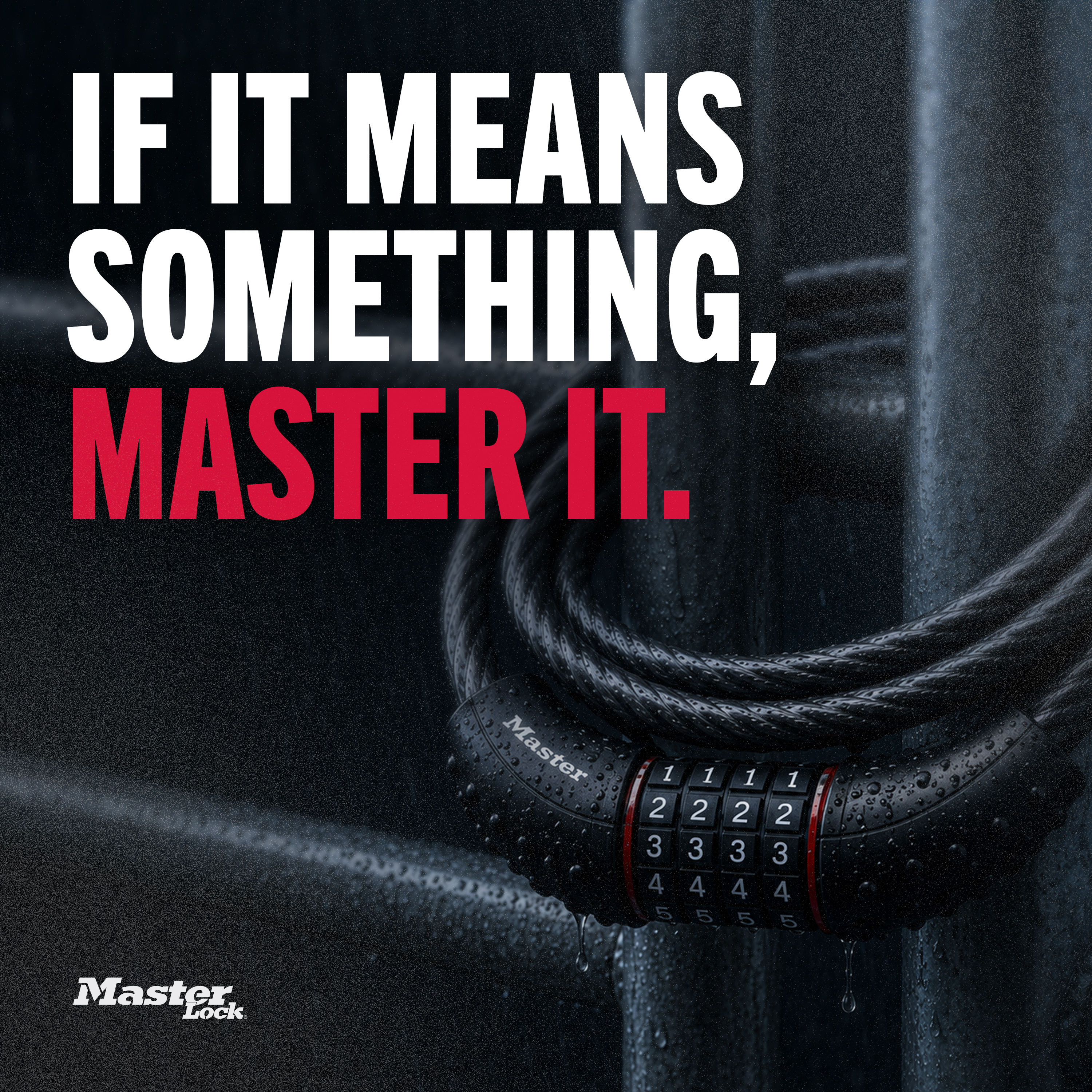 Master Lock Cable Bike Lock, 6 ft. Combination photo 8