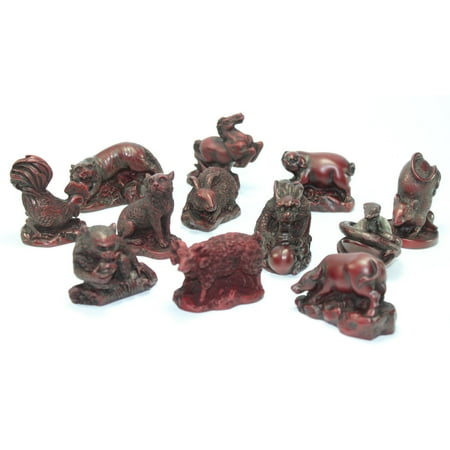 Chinese Horse Stone (Set of 12 Red 3