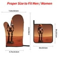 thumbnail image 3 of ZICANCN Oven Mitts and Pot Holders Sets,Fantasy Cyborg Robot Baking Sets Kitchen Heat Resistant 4 Pieces, 3 of 8