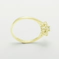 thumbnail image 4 of LBG British Made 9k Yellow Gold Cubic Zirconia Womens Promise Ring - 33 size options - Size 4.5, 4 of 7