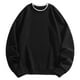 thumbnail image 2 of pstuiky camisas de manga larga para hombre, Sudadera deportiva informal con capucha para hombre, color liso, de manga larga Tops de hombre l, 2 of 4