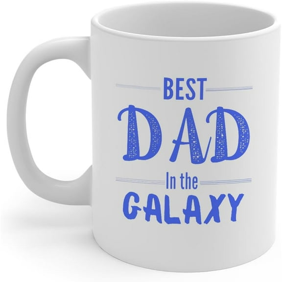 Dad, You’re Out of This World Mug, Funny Galaxy Theme Father’s Day Gift, 11oz Funny Coffee Mug for Dad,Unique Fathers Day Present Idea for Daddy Husband Men Him (Accent Mug #8)