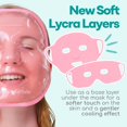 thumbnail image 2 of Mascarilla facial de hielo refrescante y mascarilla refrescante para ojos Medi Grade, rosa, 2 of 8