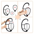 thumbnail image 3 of 2pcs Wig Hangers Modern Wig Display Rack Hanging Stand Wig Display Holder, 3 of 8