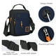 thumbnail image 5 of Bolsa cruzada exterior de gran capacidad | Cabestrillo multifuncional para el hombro en el pecho | Tela engrosada, múltiples compartimentos, correa ajustable | Verde Ejército, Azul Oscuro, Gris, 5 of 6