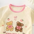 thumbnail image 5 of Karoyedx Toddler Boys Summer Clothes Toddler Baby Boys Girls Shirt Cute Animals Graphic Short Sleeve T-Shirt Kids Print Summer Tee Tops Sky Blue Size,3-4 Years, 5 of 5
