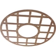 thumbnail image 2 of Ekena Millwork 38"OD x 13 3/4"ID x 3/8"T O'Neal Wood Fretwork Pierced Ceiling Medallion, Walnut, 2 of 3