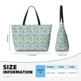 thumbnail image 4 of Easygdp Cute Corgi Head Bolsa de Viaje de Playa de Gran Capacidad, Bolsa Tote Perfecta para la Playa, Escapadas de Fin de Semana y Viajes, 4 of 7