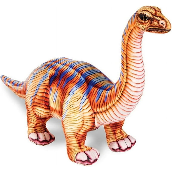 Real Planet Apatosaurus Brown 21.5 Inch Realistic Soft Plush