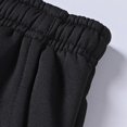 thumbnail image 5 of LNZGNM Men's Winter Pants Outdoor Warm Fleece Lined Sweatpants Elastic Waist Active Track Pant Lounge Winter Insulated Pant Baggy Sweatpants Men, Black S, 5 of 6