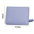 thumbnail image 2 of Monedero pequeño de cuero con doble pliegue para mujer Laklulu, monedero pequeño de cuero con doble pliegue, monedero pequeño para mujer, 2 of 5
