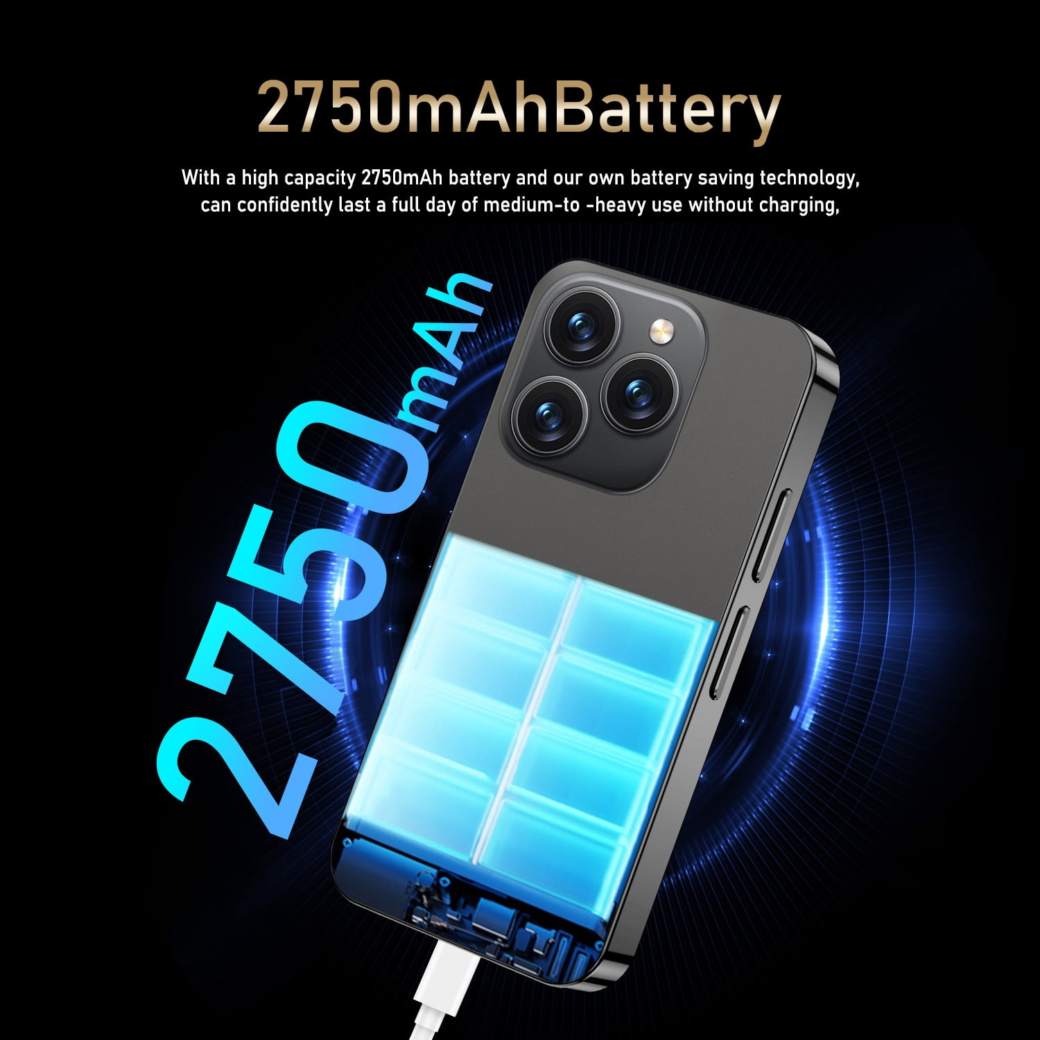 Mini 4G Smartphone Unlocked with 4.3 Inch Full Screen, Android Smart Phone Dual SIM Dual Camera 2750mAh Facial Recognition Bluetooth WiFi Student Pocket Cellphone (Grey)