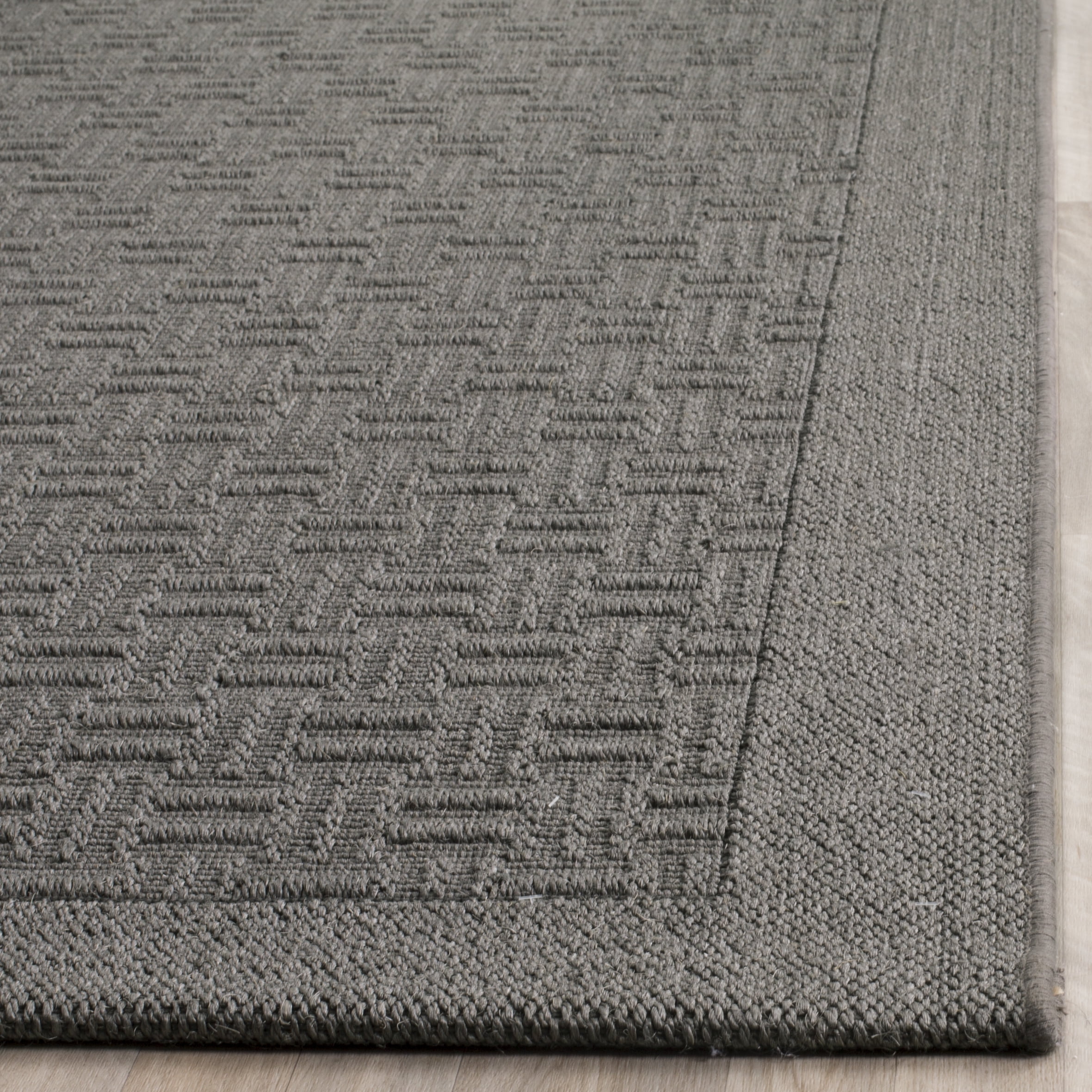 SAFAVIEH Palm Beach Kenyon Geometric Area Rug, Ash, 3' x 5'