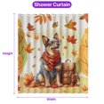 thumbnail image 5 of Welcome Fall Australian Cattle Dog Enjoys School Time Autumn Fall Leaves Shower Curtain Heeler Lover Gifts Waterproof Bathroom Bathtub Curtain - 02013, 5 of 5