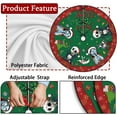 thumbnail image 2 of Christmas Tree Skirt 48 Inch Tree Collar Holiday New Year Winter Xmas Tree Decor Christmas Decorations for Home Party, 2 of 5
