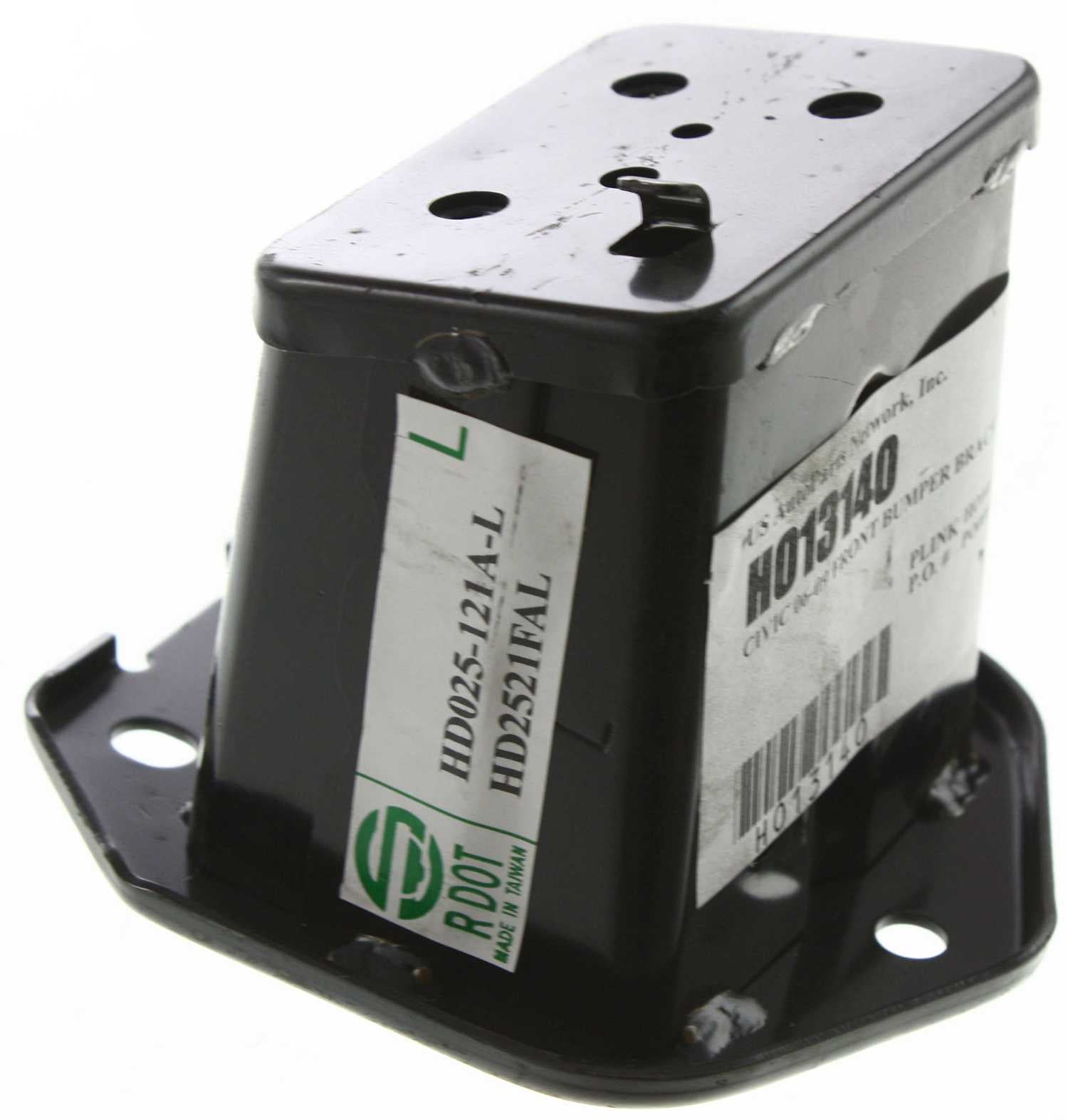 Replacement H013140 Bumper Bracket Compatible For 2006-2011 Honda Civic Front, Left Driver