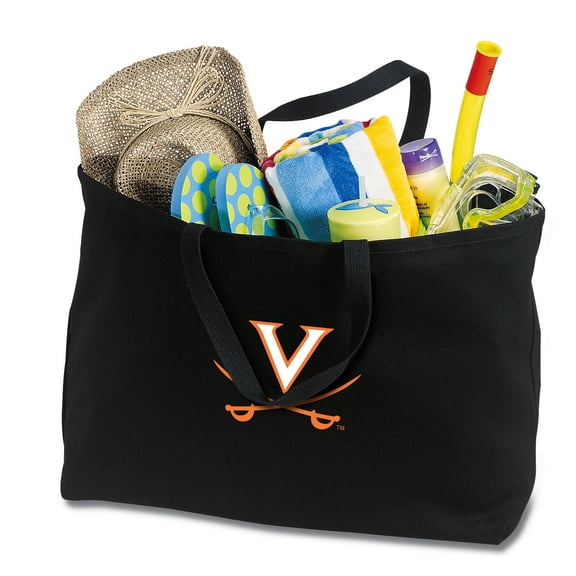 UVA University of Virginia Tote Bag Large UVA Shopping Bag