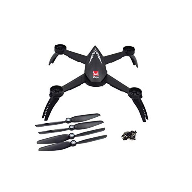 Blomiky B5W Props Body Cover Landing Skids and Soft circel Screws Sets Crash Parts Fit for MJX Bugs5W B5W and F20 GPS RC Drone B5W Crash Parts Blomiky 469375503712