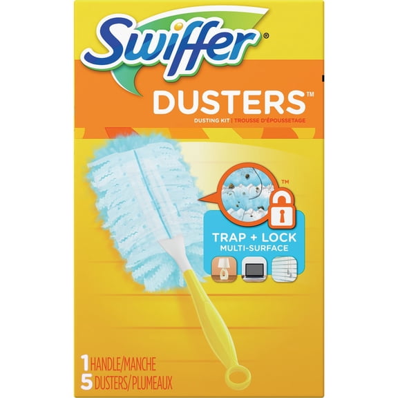 Swiffer 40509 Duster Starter Kit, 5 Count, Fibre, White