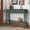 Green, variant on JOEMEY Gothic Arch 2-Drawer Console Table, Vintage Entryway Table with Open Storage Shelf, Black