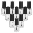 thumbnail image 1 of Botella vacía de esmalte de uñas, 10 piezas de 5 ml, botella vacía profesional de esmalte de uñas, botella de esmalte de uñas con tapa de cepillo, compacta y liviana, 1 of 8