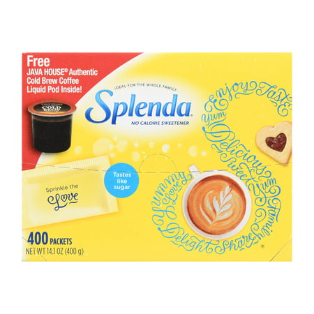 (400 Count) Splenda No Calorie Sweetener Packets (Best Substitute For Baking Powder)