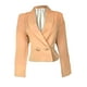 thumbnail image 2 of Saco corto cruzado doble botón Champagne, 2 of 3
