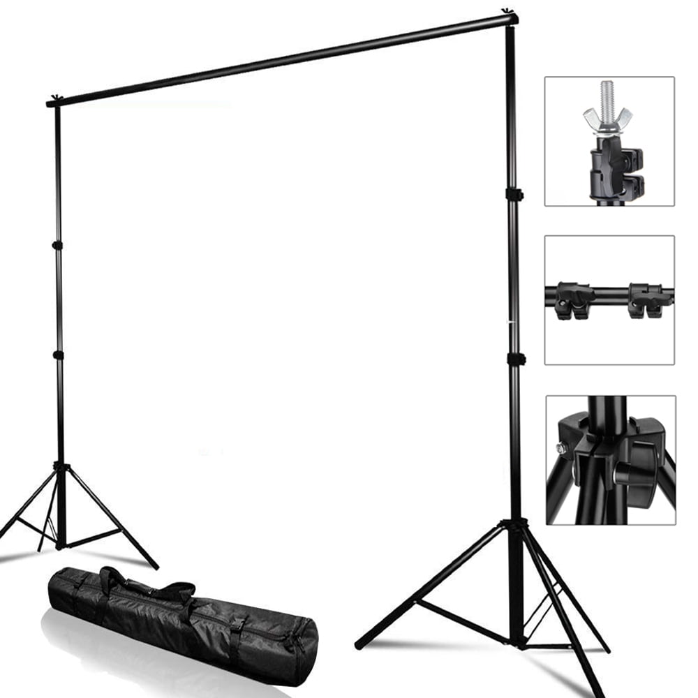 Kshioe 10Ft Pro Photography Photo Backdrop Support Stand Set Background ...