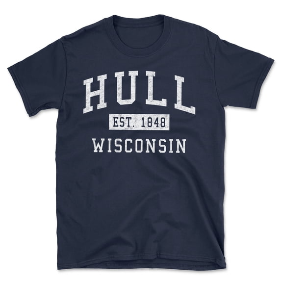 Hull Wisconsin Classic Established Men's Cotton T-Shirt