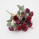 thumbnail image 1 of Ramo de flores artificiales de seda | Arreglo de rosas y peonías para decoración del hogar, centro de mesa para bodas, escritorio de oficina, decoración de fiestas, 1 of 4