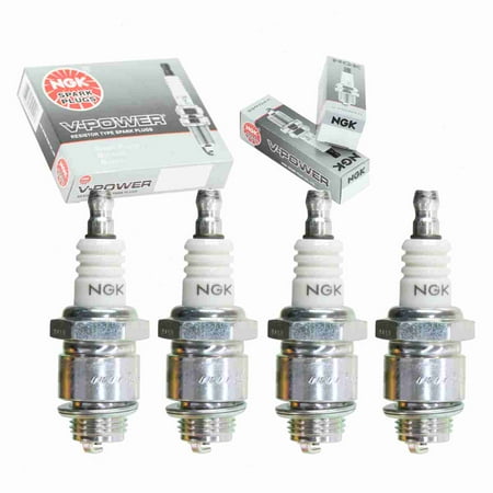 4 pc NGK 5574 V-Power Spark Plugs for 018-12715-200 848-1 TY26708 Ignition Wire Secondary