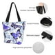 thumbnail image 4 of Disketp Butterflies Bolsa de Hombro Casual para Mujer, Bolso Cruzado para Compras, Viajes y Uso Diario, 4 of 6