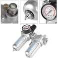 thumbnail image 2 of Air Compressor Filter 1/2" Air Filter Pressure Regulator Gauge Aluminum Alloy Oil Water Trap Separator Air Tool, 2 of 7