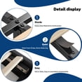 thumbnail image 3 of EnHomee Upholstered Bed Frame with Adjustable Headboard Full Size Bed Frame with Charge Station & Storage, Black, No Box Spring Needed, Noise Free, 3 of 8