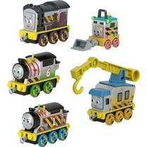 Thomas & Friends Construction Crew 5-Piece Diecast Metal Toy Train & Vehicle Set