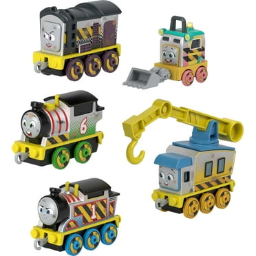 Thomas & Friends Construction Crew 5-Piece Diecast Metal Toy Train & Vehicle Set