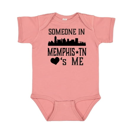 

Inktastic Memphis Tennessee Someone Loves Me Skyline Gift Baby Boy or Baby Girl Bodysuit