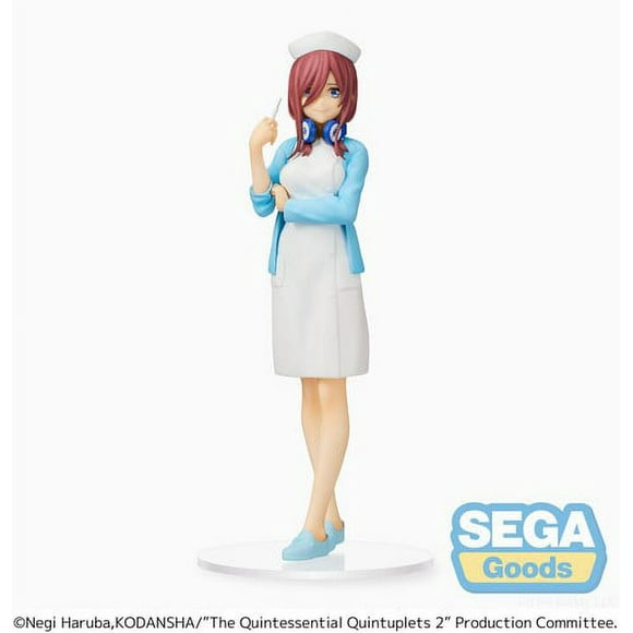 SEGA - Quintessential Quintuplets 2 - Miku Nakano - Nurse Version SPM Statue